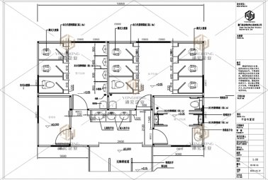 装配式组合公厕 旅游公厕平面图